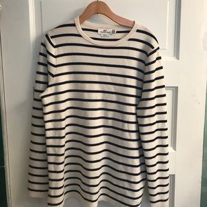 Vineyard Vines Blue and White Striped Sweater